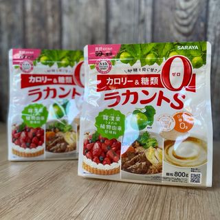 サラヤ(SARAYA)のSARAYA ラカントS 顆粒 1600g (800g*2袋)   カロリーゼロ(調味料)