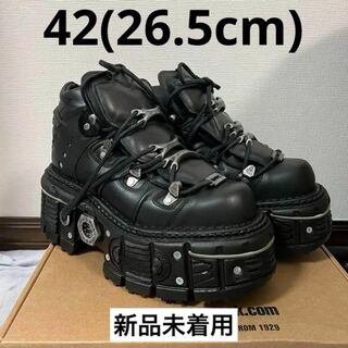 NEW ROCK M-TANK006C-S1 42(26.5cm) 新品未着用(ブーツ)