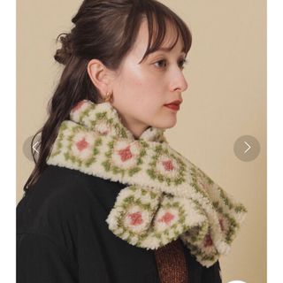 レイビームス(Ray BEAMS)の★Ayaさま専用★RayBEAMS　Granny Square ボア マフラー(マフラー/ショール)