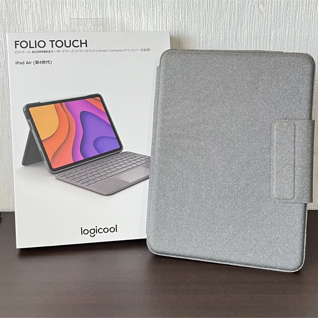 Logicool(ロジクール)のLogicool iPad専用キーボード フォリオタッチFolio Touch スマホ/家電/カメラのスマホアクセサリー(iPadケース)の商品写真