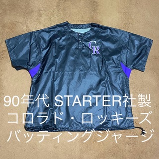 STARTER - MLB　コロラドロッキーズ　STARTER製　バッティングプラクティスジャージ