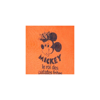 ヴィンテージ(VINTAGE)の▪️70’s【MICKEY】ORANGE TEE(Tシャツ/カットソー(半袖/袖なし))
