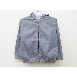 プチバトー(PETIT BATEAU)の▼プチバトー/PETIT BATEAU▼110cm(5ans) ナイロンジャンパー/ナイロンブルゾン/ウィンドブレーカー 紺×白 【中古】  子供服 キッズ kids 女の子 春秋 otr 022042(ジャケット/上着)