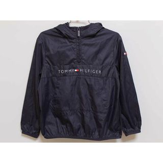 ‡トミーヒルフィガー/TOMMY HILFIGER‡110cm ナイロンジャンパー/ナイロンブルゾン/ウィンドブレーカー/プルオーバー 紺【中古】子供服 キッズ kids 男の子 春秋 otr 103042