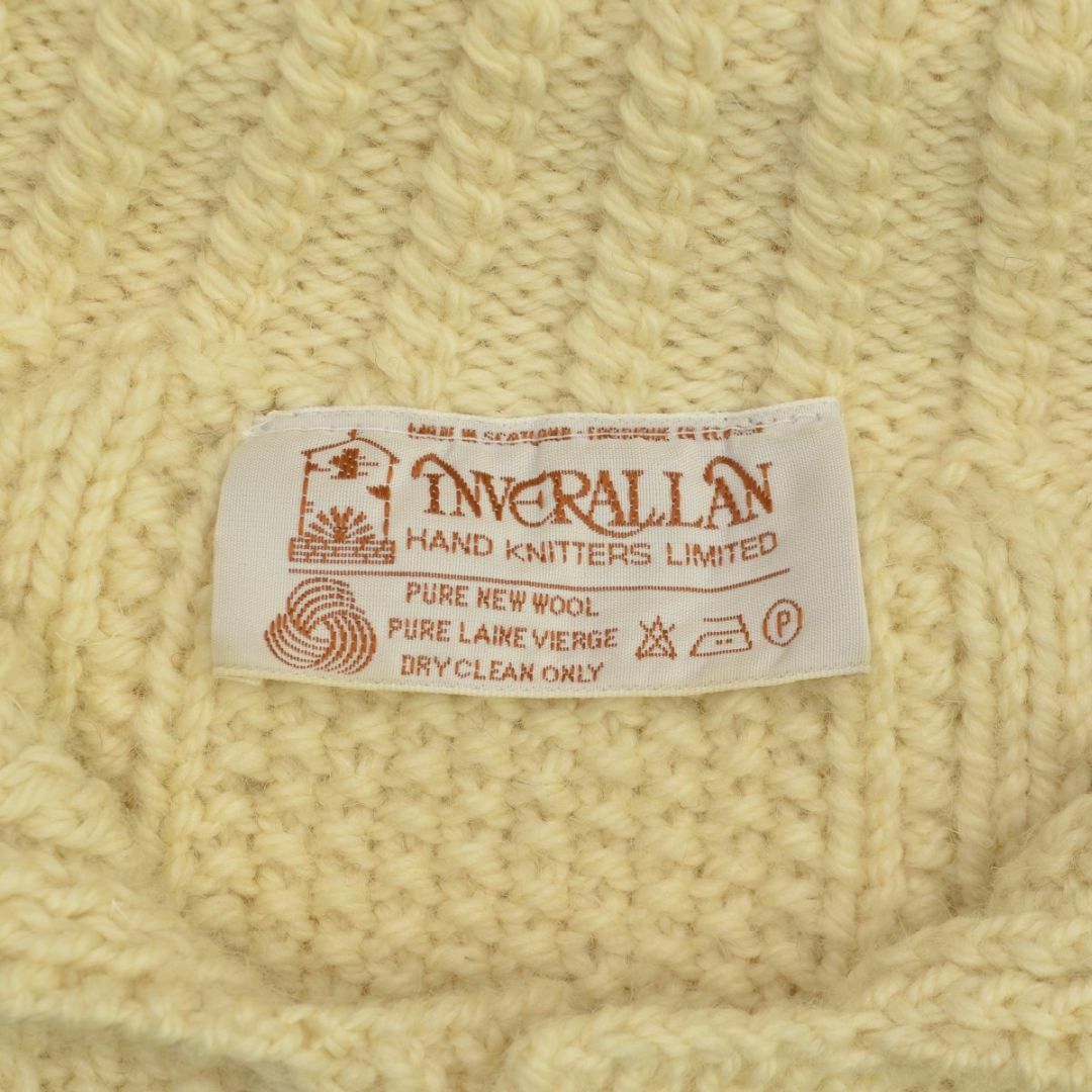 INVERALLAN(インバーアラン)の【INVERALLAN】3A アランハンドニット長袖カーディガン メンズのトップス(カーディガン)の商品写真