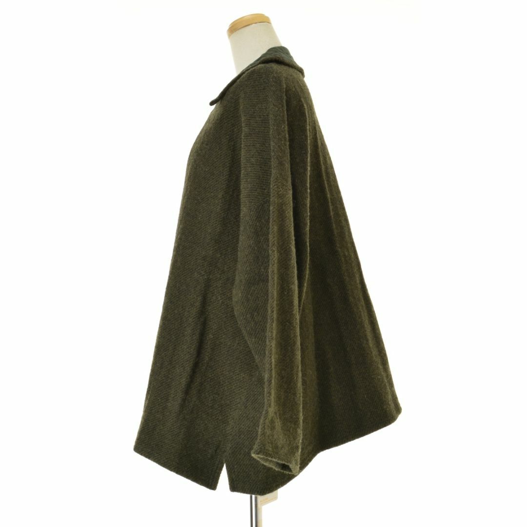 nest Robe(ネストローブ)の【nestRobe】01193-1185 シェットランドウールショートコート レディースのジャケット/アウター(ロングコート)の商品写真