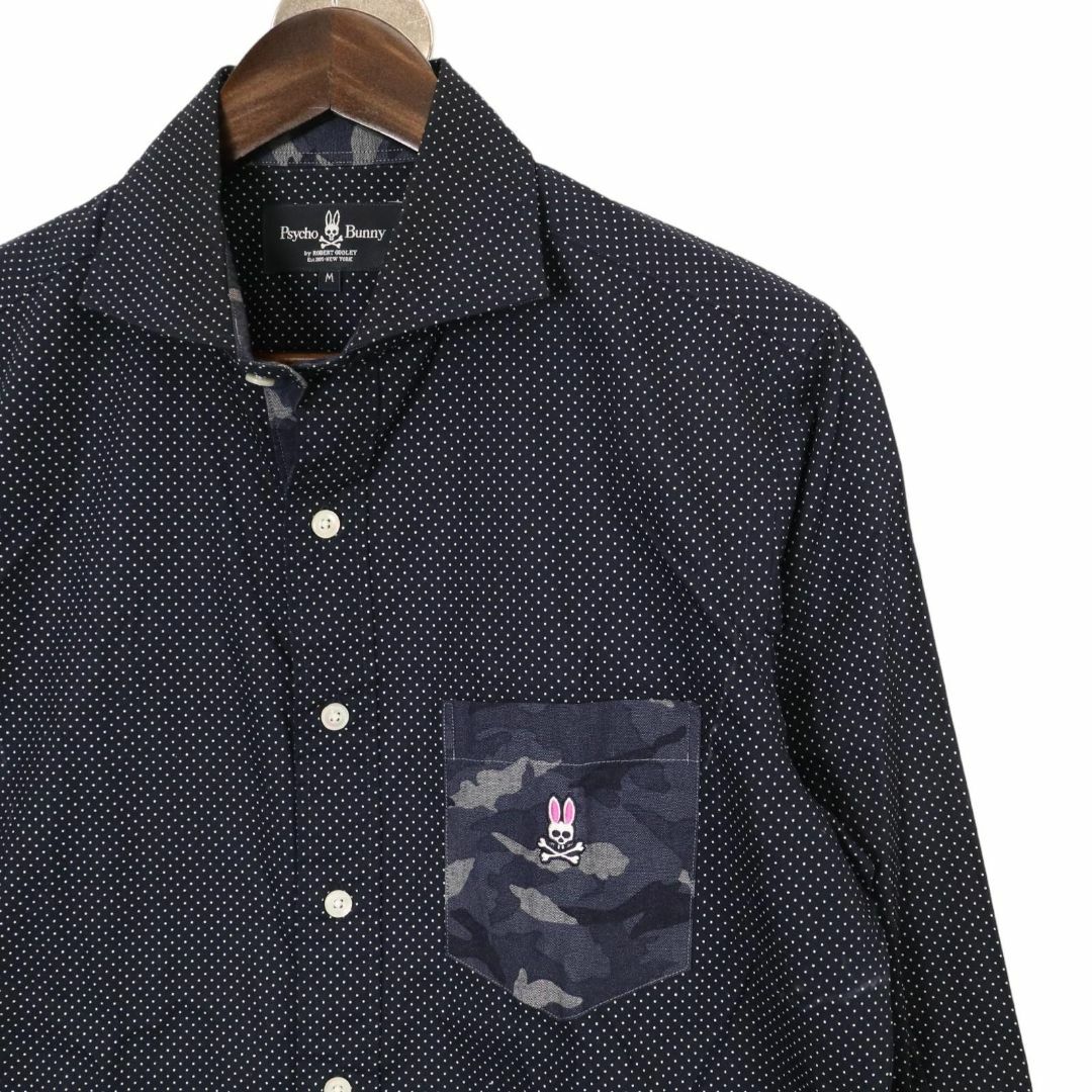 Psycho Bunny(サイコバニー)のPsycho Bunny/サイコバニー ポケットロゴ 長袖シャツ メンズのトップス(シャツ)の商品写真