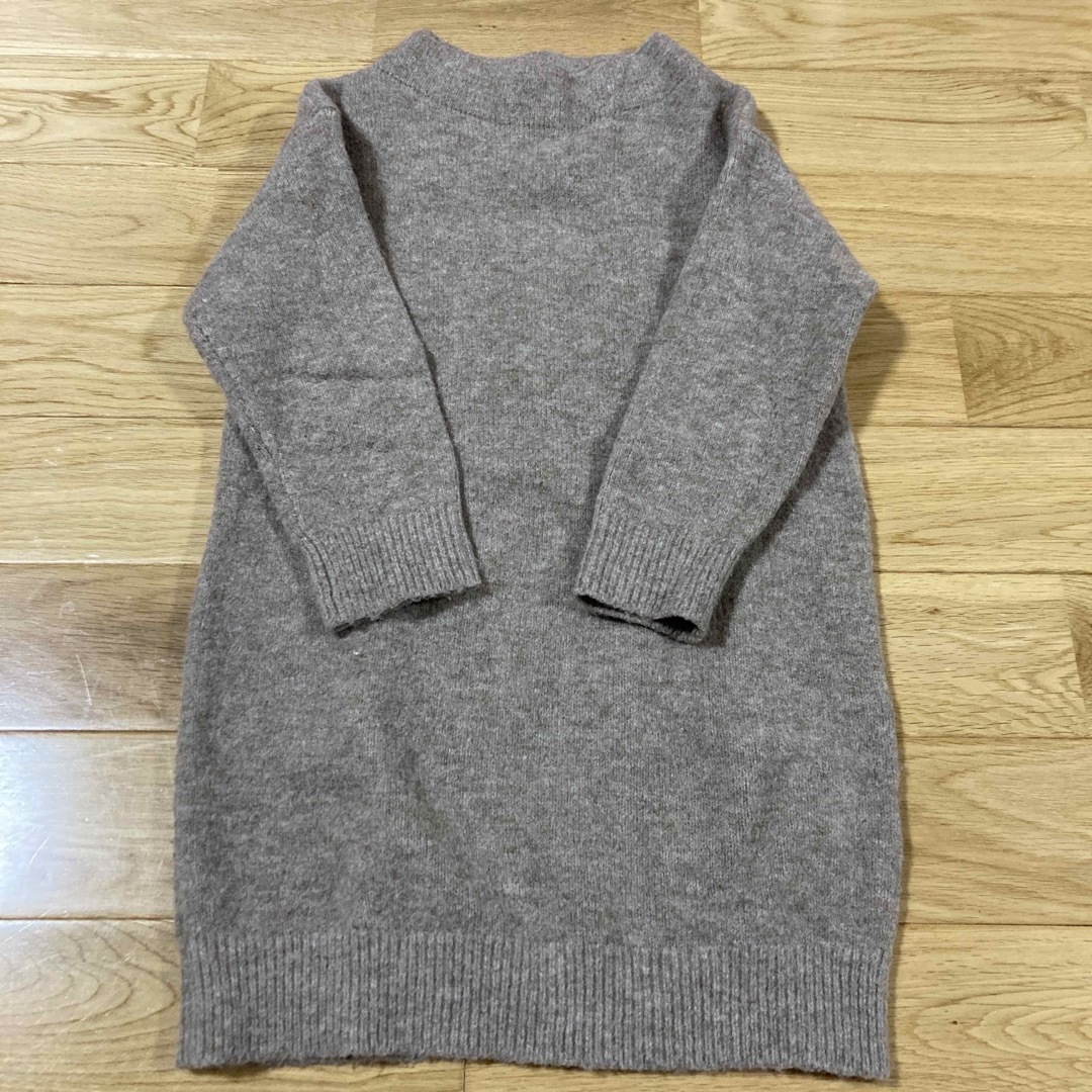 UNIQLO(ユニクロ)のユニクロ　ニットワンピース キッズ/ベビー/マタニティのキッズ服女の子用(90cm~)(ワンピース)の商品写真