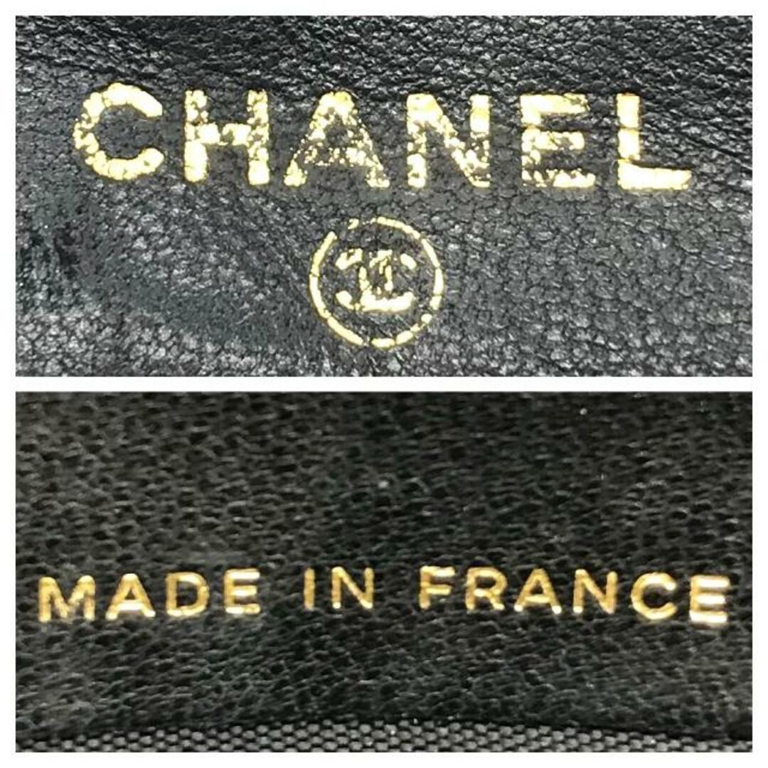 CHANEL(シャネル)のCHANEL シャネル ココマーク キャビアスキン 2つ折り 長財布 ウォレット ブラック 良品 a2598 レディースのファッション小物(財布)の商品写真