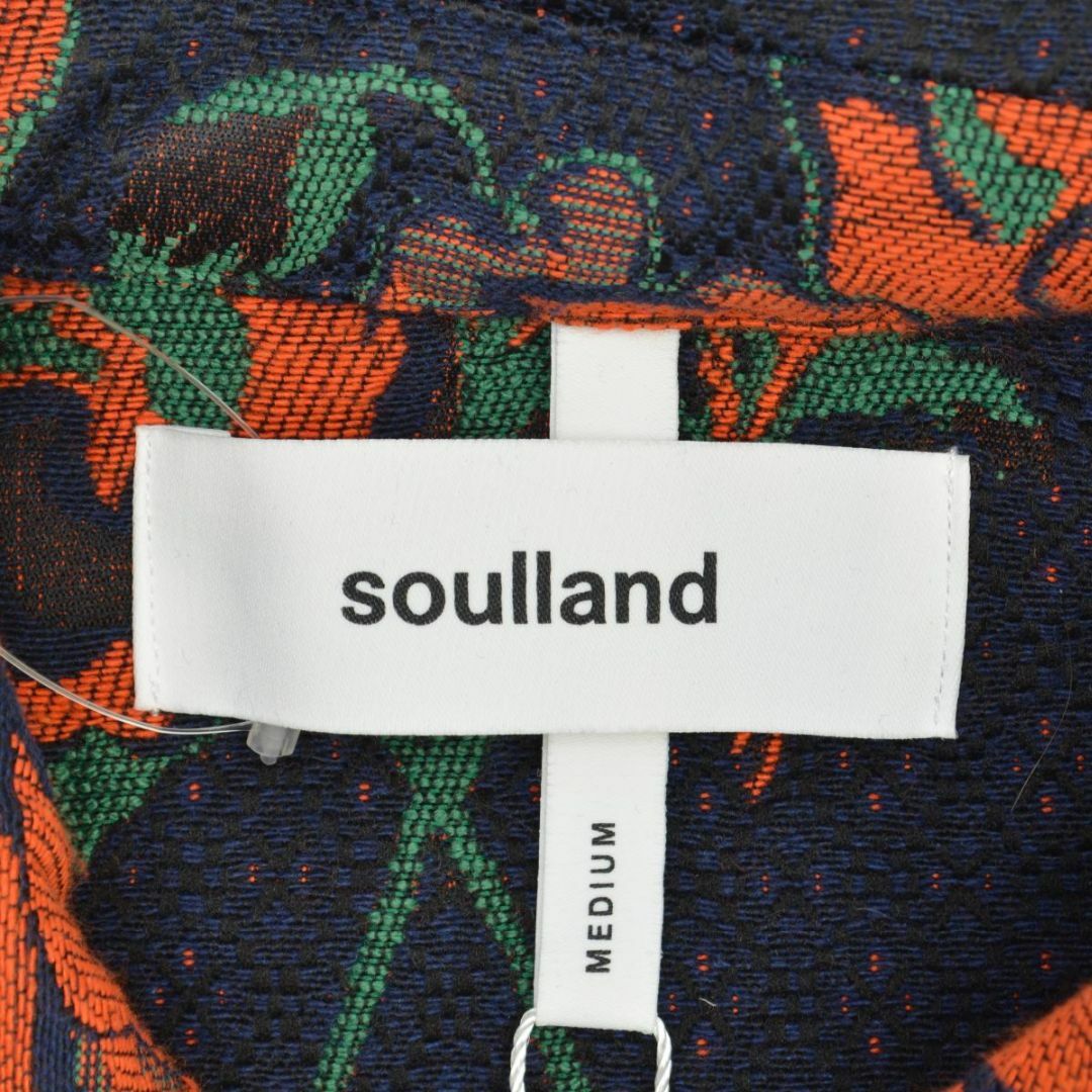 【SOULLAND】MAPP ジャガード ジップシャツジャケット メンズのジャケット/アウター(その他)の商品写真