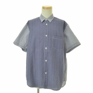 コムデギャルソンオムプリュス(COMME des GARCONS HOMME PLUS)の【COMMEdesGARCONSHOMME】チェック×ストライプシャツ(シャツ)