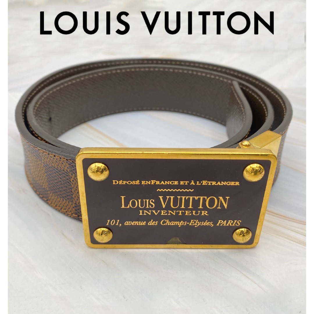 LOUIS VUITTON(ルイヴィトン)のルイ・ヴィトン サンチュール アヴァントゥール ダミエ ベルト M9677 メンズのファッション小物(ベルト)の商品写真