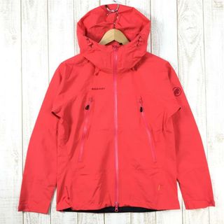 マムート(Mammut)のWOMENs XS  マムート クライメイト レインスーツ CLIMATE Rain-Suit ゴアテックス レインシェル ジャケットのみ MAMMUT 1010-26561 レッド系(その他)