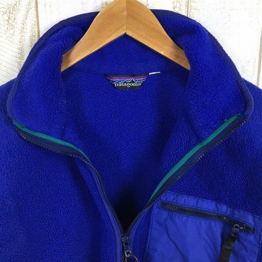 patagonia(パタゴニア)のMENs L  パタゴニア 1980s シンチラ ジャケット Synchilla Jacket フリース コバルト×エメラルド PATAGONIA 25021 Cobalt / Emerald ブルー系 メンズのメンズ その他(その他)の商品写真