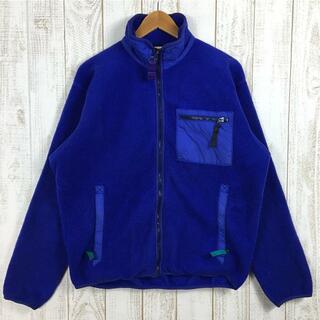 パタゴニア(patagonia)のMENs L  パタゴニア 1980s シンチラ ジャケット Synchilla Jacket フリース コバルト×エメラルド PATAGONIA 25021 Cobalt / Emerald ブルー系(その他)