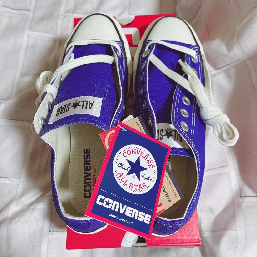 ALL STAR（CONVERSE）(オールスター)のコンバース オールスター OX コバルトブルー レディースの靴/シューズ(スニーカー)の商品写真