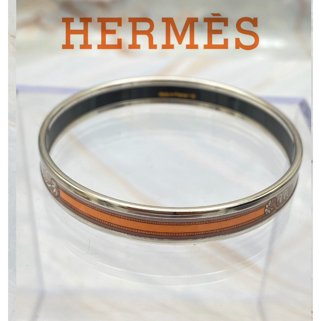 Hermes(エルメス)のHERMES エルメス　SS エマイユ　バングル レディースのアクセサリー(ブレスレット/バングル)の商品写真