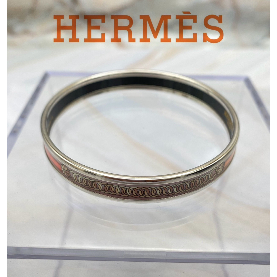 Hermes(エルメス)のHERMES エルメス　SS エマイユ　バングル レディースのアクセサリー(ブレスレット/バングル)の商品写真