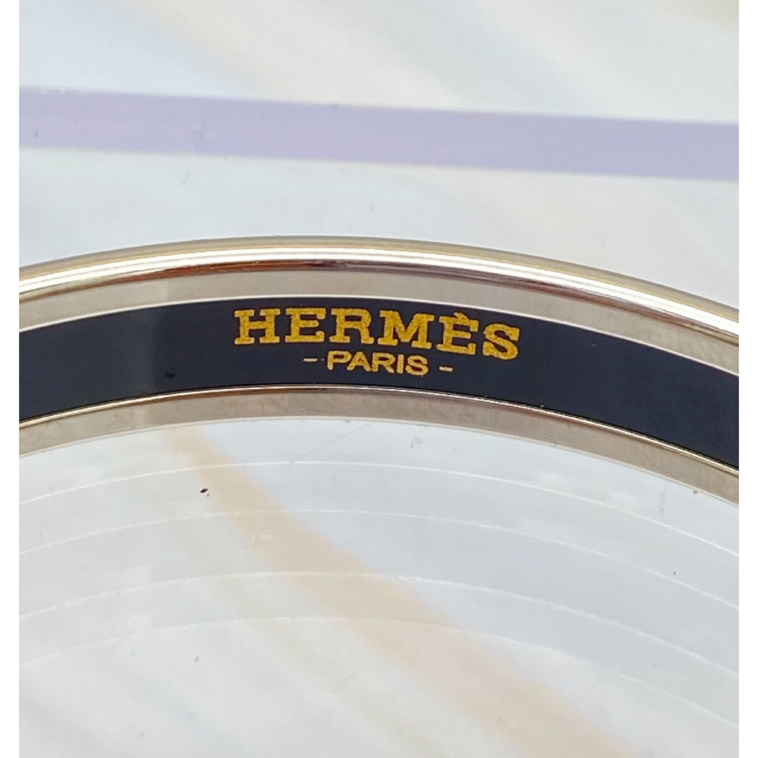 Hermes(エルメス)のHERMES エルメス　SS エマイユ　バングル レディースのアクセサリー(ブレスレット/バングル)の商品写真