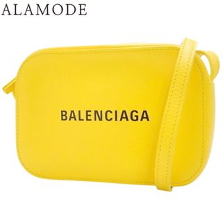 バレンシアガ(Balenciaga)のBALENCIAGA(バレンシアガ) EVERYDAY エブリデイ XS カメラバッグショルダーバッグ 肩掛け 斜め掛け カーフ イエロー黄 シルバー金具 552372 7160 レディース 40802080035【中古】【アラモード】(ショルダーバッグ)