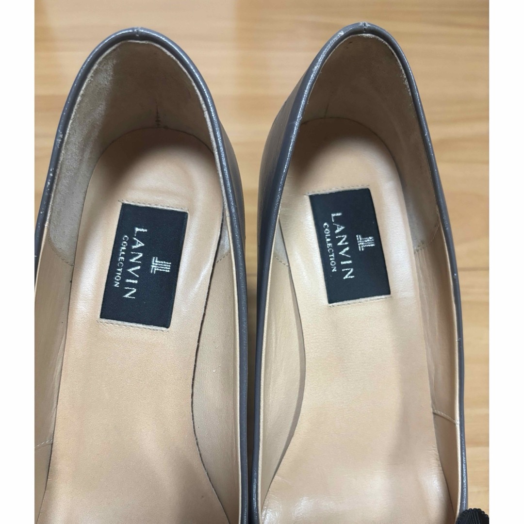LANVIN(ランバン)のLANVINリボンハイヒールパンプス23.5 レディースの靴/シューズ(ハイヒール/パンプス)の商品写真