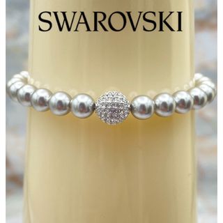 スワロフスキー(SWAROVSKI)のSWAROVSKI スワロフスキー　パヴェボール ブレスレット(ブレスレット/バングル)