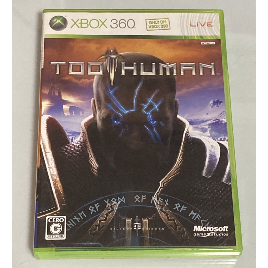 Xbox360(エックスボックス360)の【Xbox360ソフト】TOO HUMAN エンタメ/ホビーのゲームソフト/ゲーム機本体(家庭用ゲームソフト)の商品写真