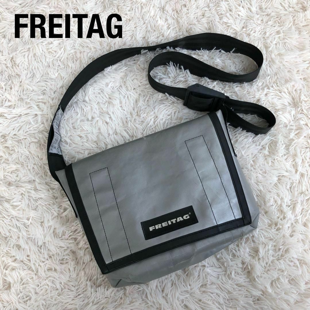 FREITAG(フライターグ)のFREITAGフライターグメッセンジャーバッグ　グレーDRAGNETドラグネット メンズのバッグ(メッセンジャーバッグ)の商品写真