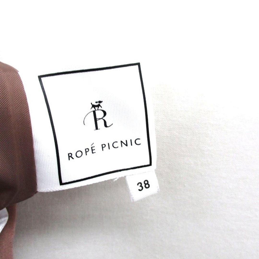 Rope' Picnic(ロペピクニック)のロペピクニック キャミワンピ ロング 無地 シンプル 38 ブラウン 茶 レディースのワンピース(ロングワンピース/マキシワンピース)の商品写真