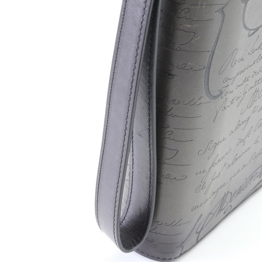 Berluti(ベルルッティ)の極美品 ベルルッティ タリ カリグラフィ オーガナイザー 長財布 セカンドバッグ ブラック 黒 紳士 レザー 本革 メンズ EHM R11-2 メンズのバッグ(セカンドバッグ/クラッチバッグ)の商品写真