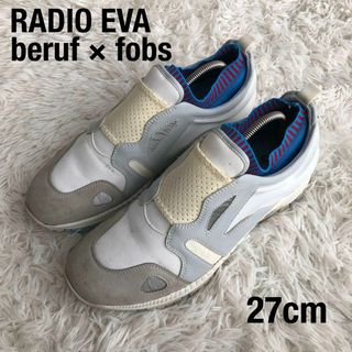 ラヂオエヴァ(RADIO EVA)のRADIO EVAコラボberuf×Fobsレイモデルスニーカーエヴァンゲリオン(スニーカー)