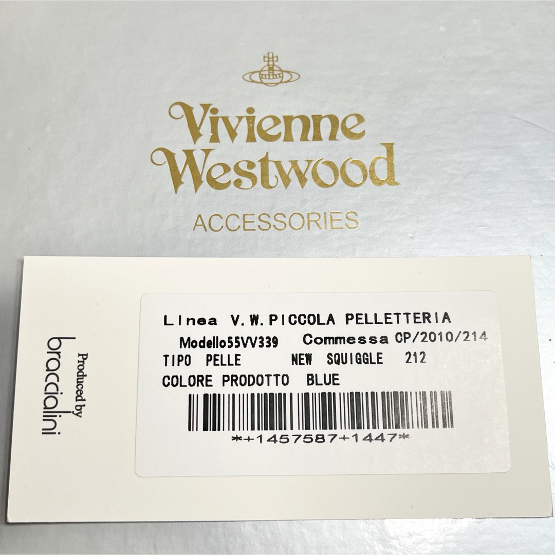 新品未使用】Vivienne Westwood 長財布 ブルー 新品未使用】Vivienne Westwood 長財布 ブルー