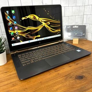 ヒューレットパッカード(HP)の【限定1台】HPSpectreアッシュブラック☘7世代i5☘️NVMe512GB(ノートPC)