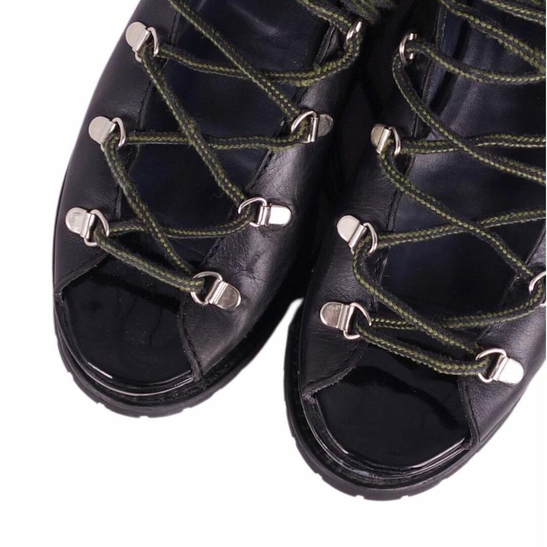 sacai(サカイ)のサカイ Sacai サンダル レーズアップサンダル トレッキングシューズ カーフレザー シューズ レディース 38(24cm相当) ブラック レディースの靴/シューズ(サンダル)の商品写真