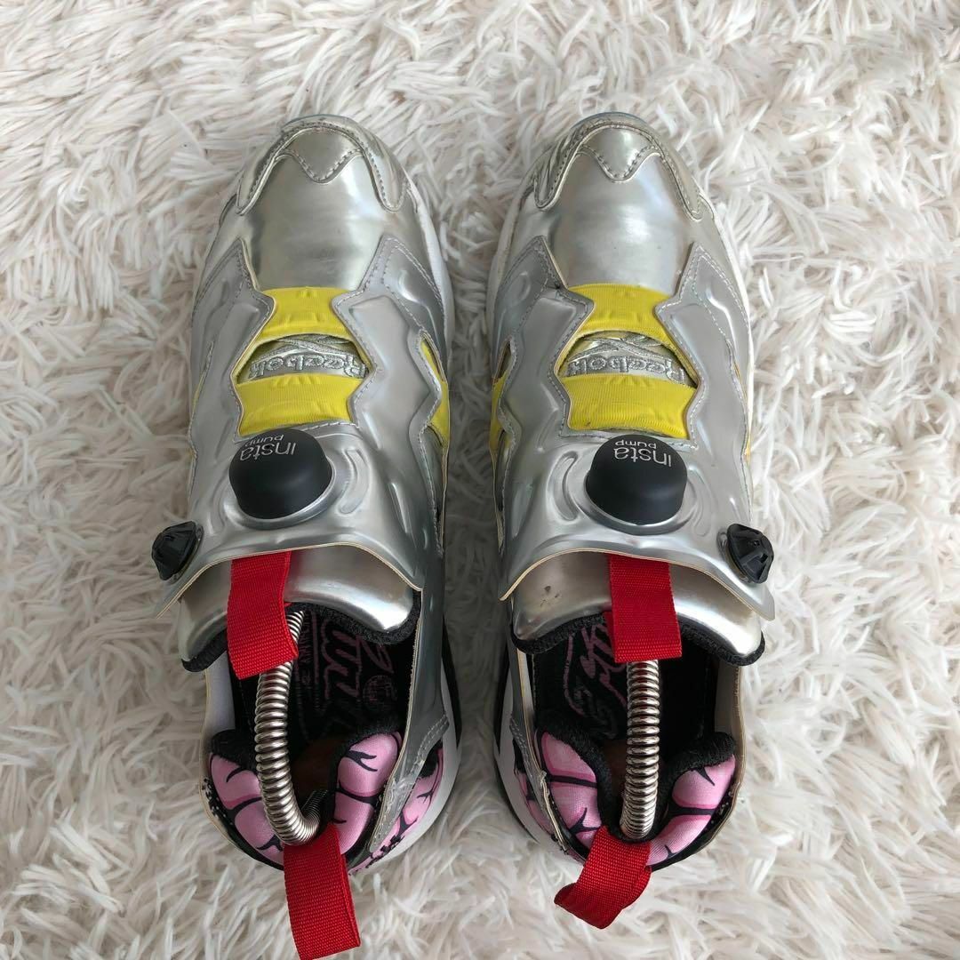 INSTAPUMP FURY（Reebok）(インスタポンプフューリー)のReebokリーボックポンプフューリー　シルバー　VILLAINSモデル レディースの靴/シューズ(スニーカー)の商品写真