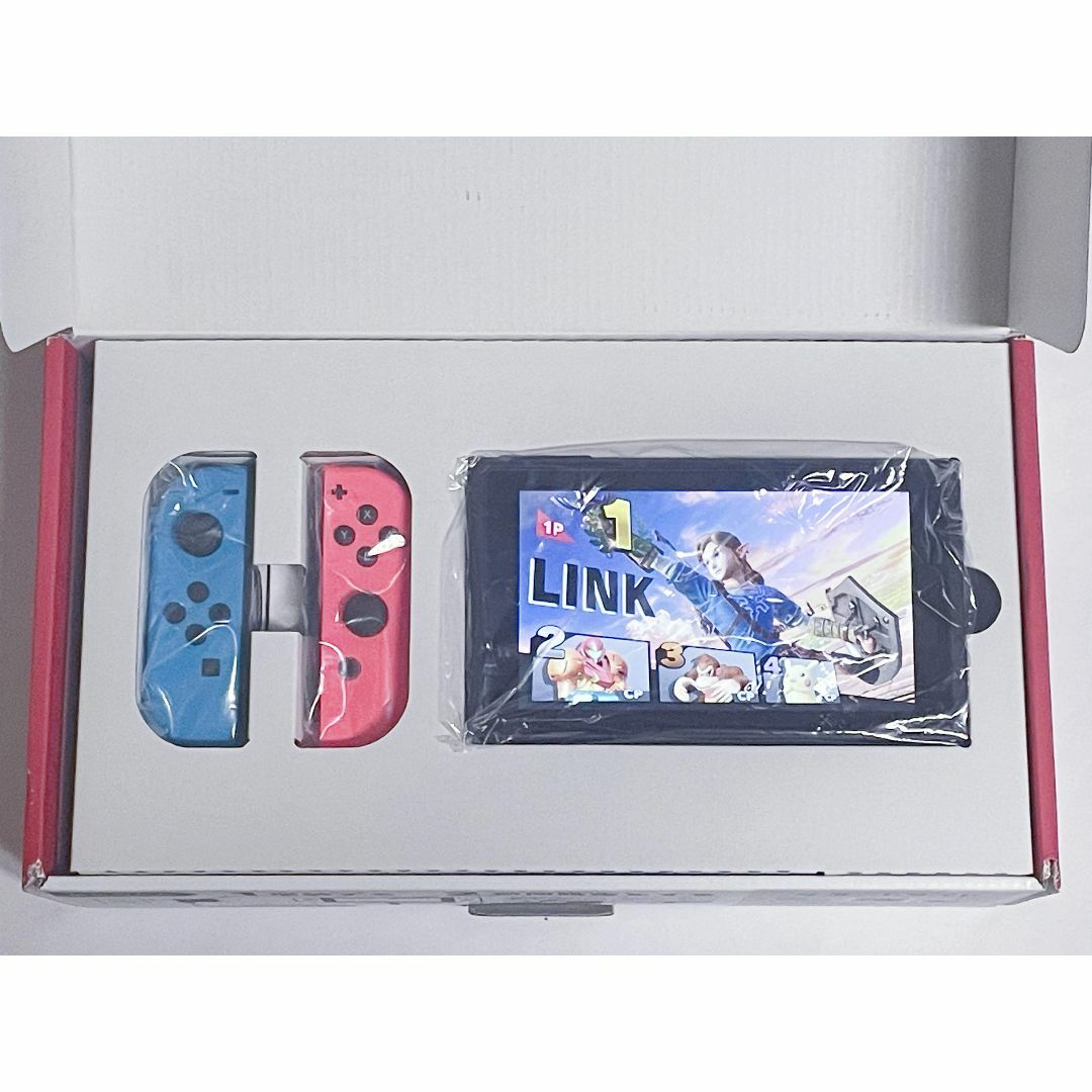 美品 新型 任天堂 スイッチ Switch ブルーレッド 動作確認済 美品 新型 任天堂 スイッチ Switch ブルーレッド 動作確認済