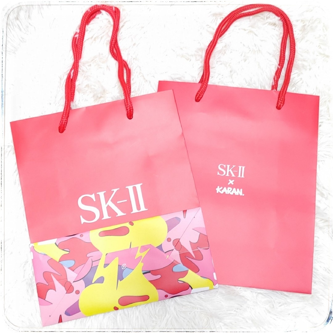 SK-II(エスケーツー)のSK-II　エスケーツー　ショッパー　ショップ袋　２枚セット　プレゼント　贈り物 レディースのバッグ(ショップ袋)の商品写真