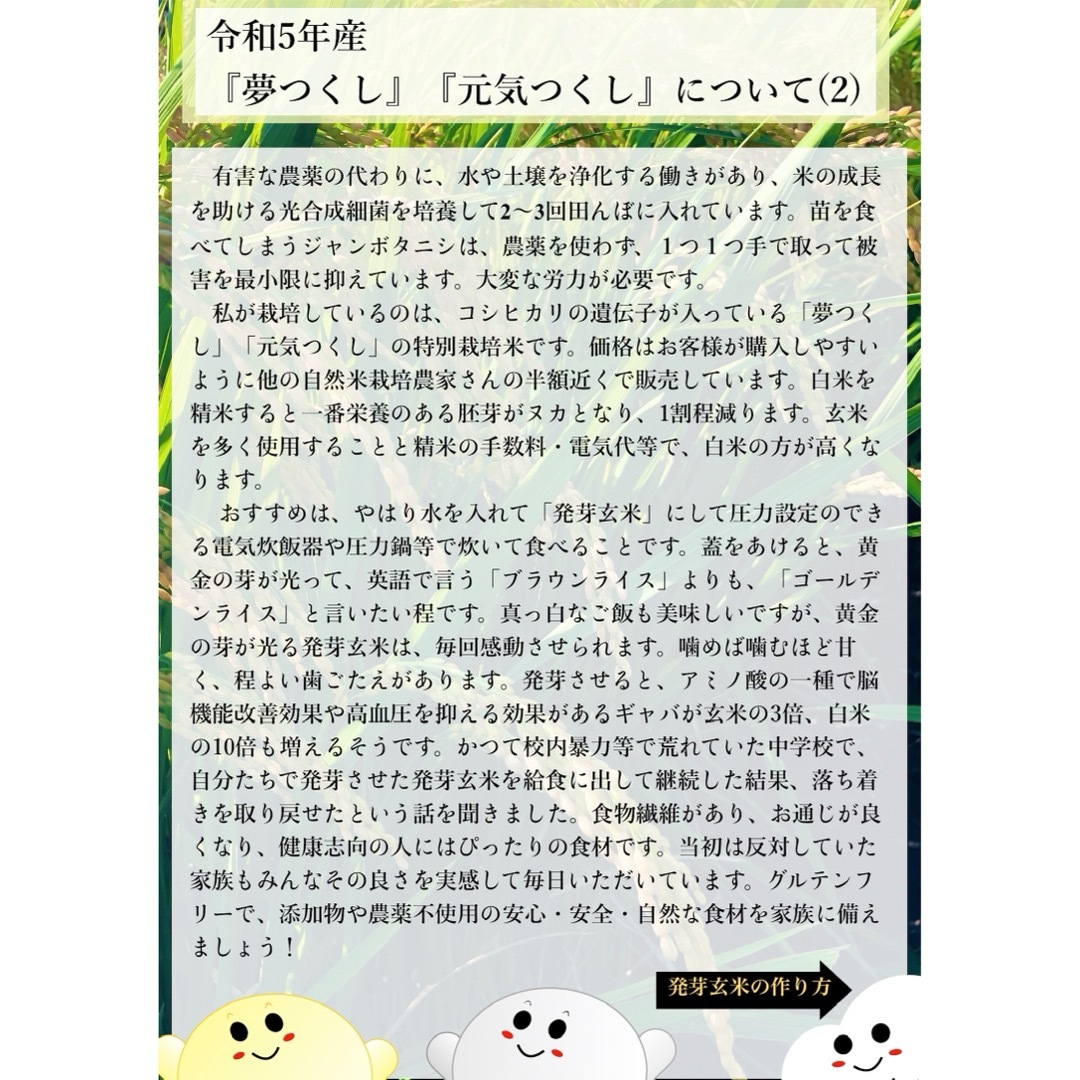 neko1119様専用　福岡県産「夢つくし」令和５年産　精白米20kg 食品/飲料/酒の食品(米/穀物)の商品写真