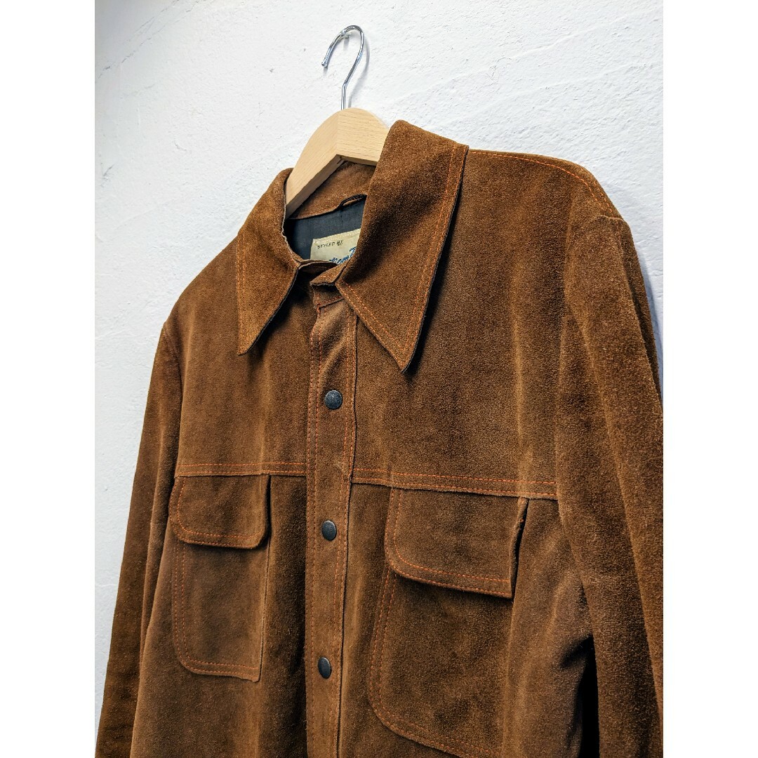 BEAMS(ビームス)のWilliam Barry LEATHER SHIRT JACKET メンズのジャケット/アウター(レザージャケット)の商品写真