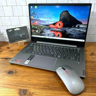 レノボ(Lenovo)の【2019年製】レノボミネラルグレー☘Ryzen5☘新品NVMeSSD512GB(ノートPC)