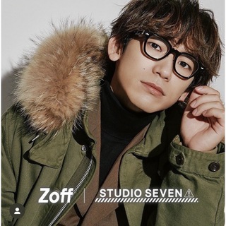 三代目 J Soul Brothers - Zoff studioseven  コラボ　黒縁　メガネ　NAOTO EXILE