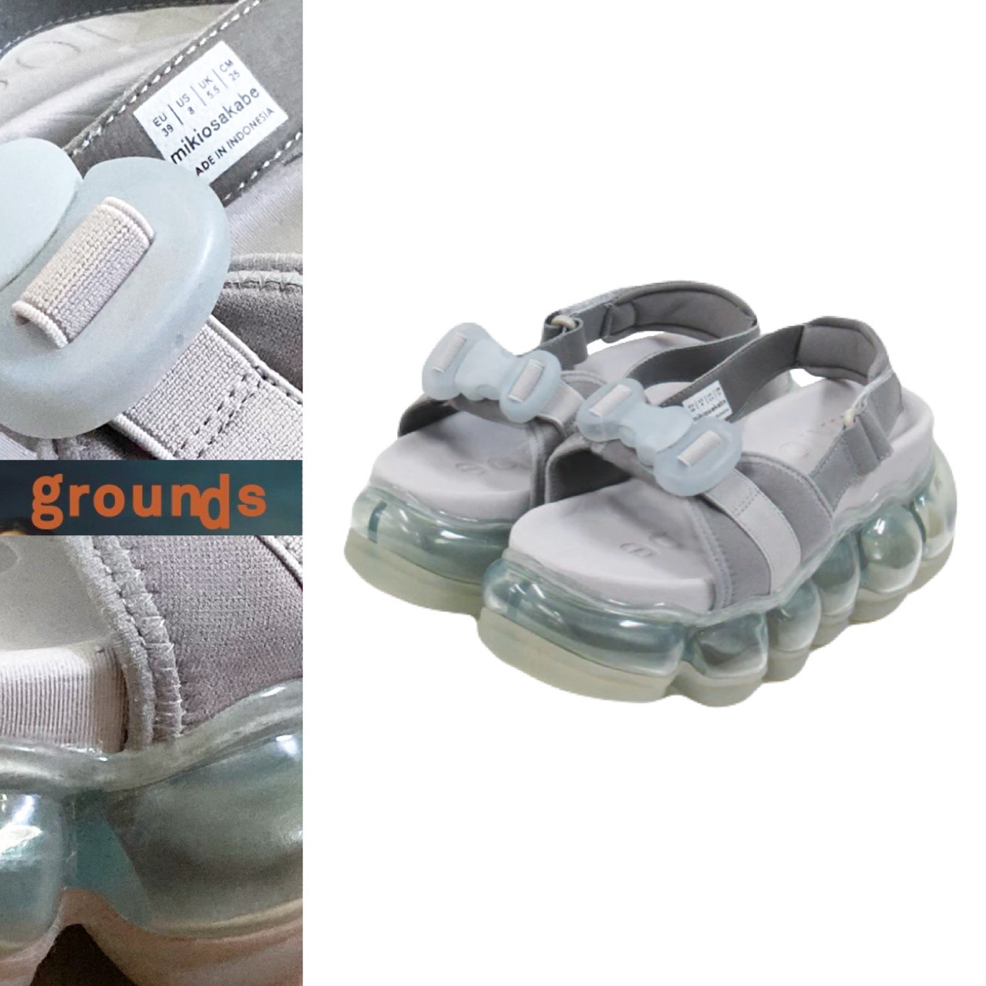 MIKIO SAKABE(ミキオサカベ)のgrounds   New "Jewelry" Sandal / Icegray レディースの靴/シューズ(サンダル)の商品写真