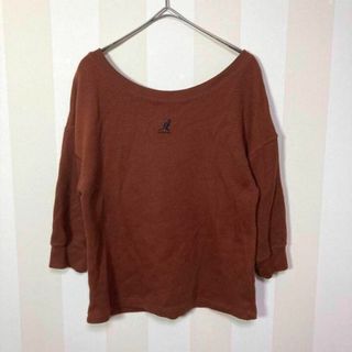 ヘザー(heather)のHeather KANGOL トップス　レディース シンプル(Tシャツ(長袖/七分))