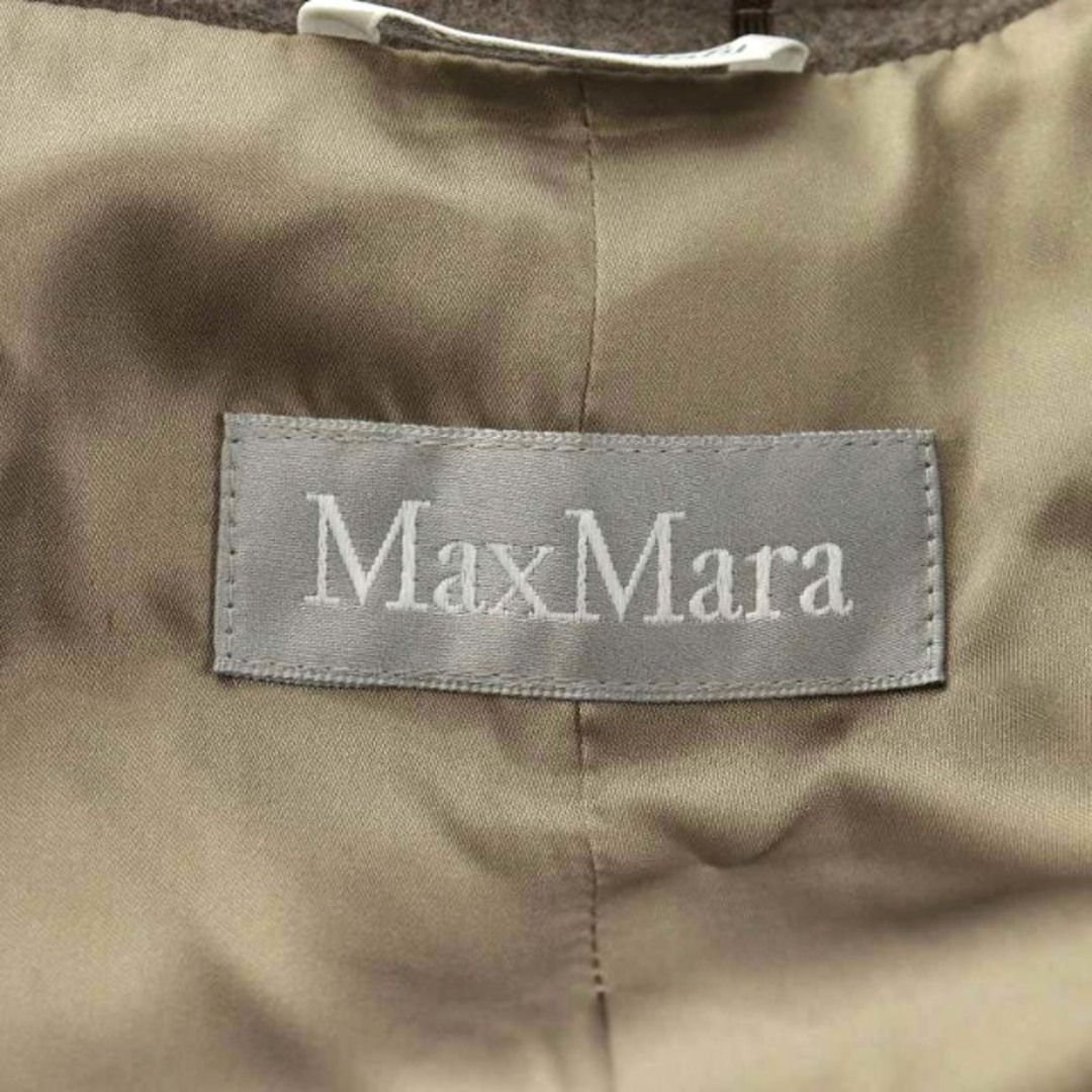 Max Mara(マックスマーラ)のマックスマーラ 銀タグ コート ロング丈 ウール アウター 42 M ベージュ レディースのジャケット/アウター(その他)の商品写真