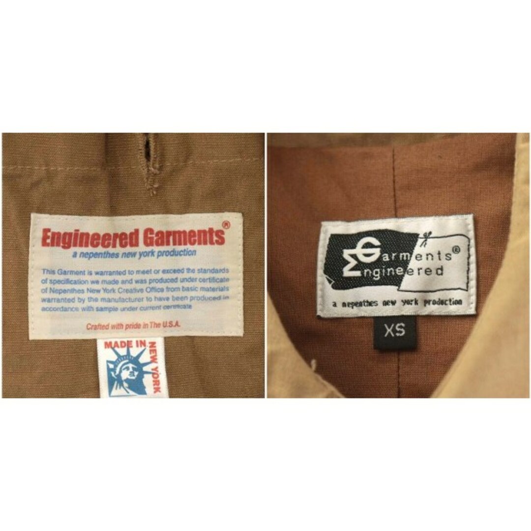 Engineered Garments(エンジニアードガーメンツ)のEngineered Garments ステンカラーコート XS ベージュ メンズのジャケット/アウター(ステンカラーコート)の商品写真