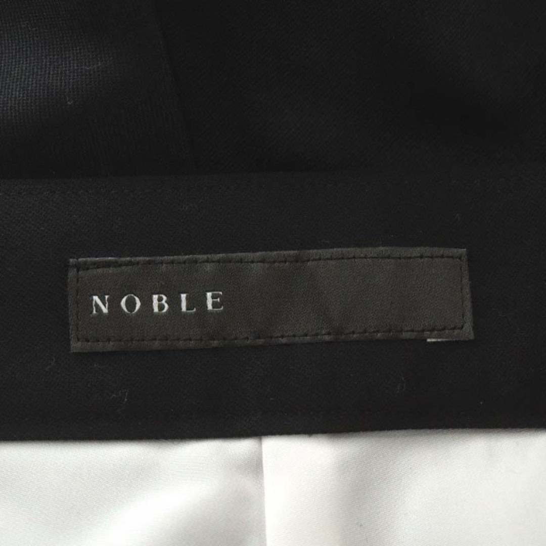 Noble(ノーブル)のノーブル 23AW ウールギャバラップパンツ ワイドパンツ 36 S 黒 レディースのパンツ(その他)の商品写真