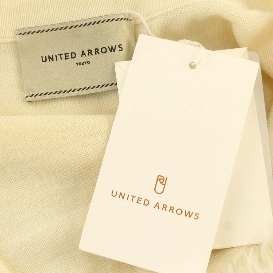 UNITED ARROWS(ユナイテッドアローズ)のユナイテッドアローズ カーディガン ニット ウール アルパカ オフホワイト 白 レディースのトップス(カーディガン)の商品写真