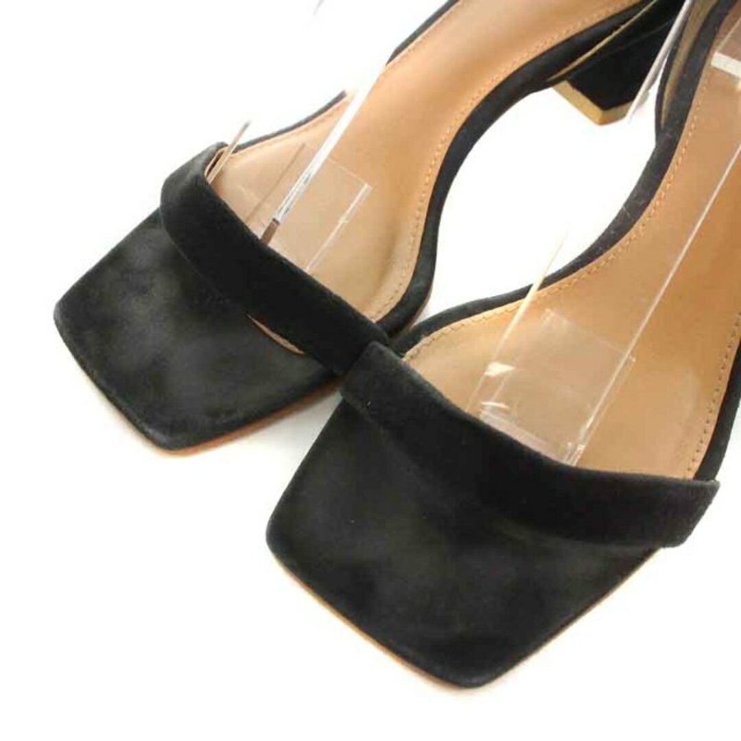 ピッピシック サンダル ストラップ スエード ヒール 36 23.0cm 黒 レディースの靴/シューズ(サンダル)の商品写真