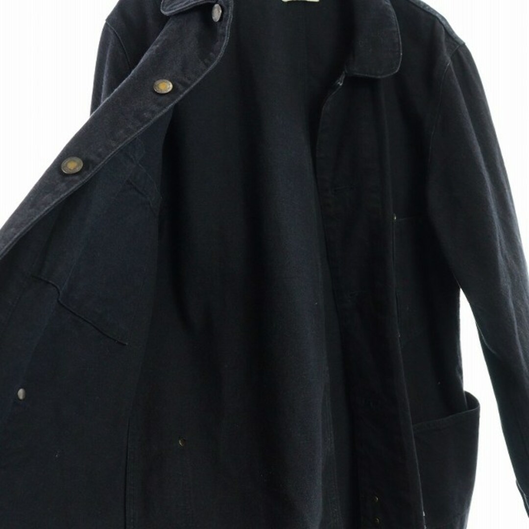 FACTOTUM(ファクトタム)のFACTOTUM カバーオール デニム ジャケット 48 L 黒 ブラック メンズのジャケット/アウター(その他)の商品写真