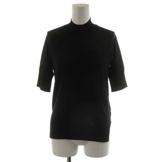 ジルサンダー(Jil Sander)のジルサンダー 21AW ニット カットソー 半袖 ハイネック 32 XS 黒(ニット/セーター)